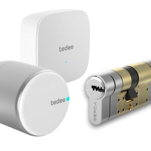 Tedee Set Pro EXXO Zylinder & Bridge Silber